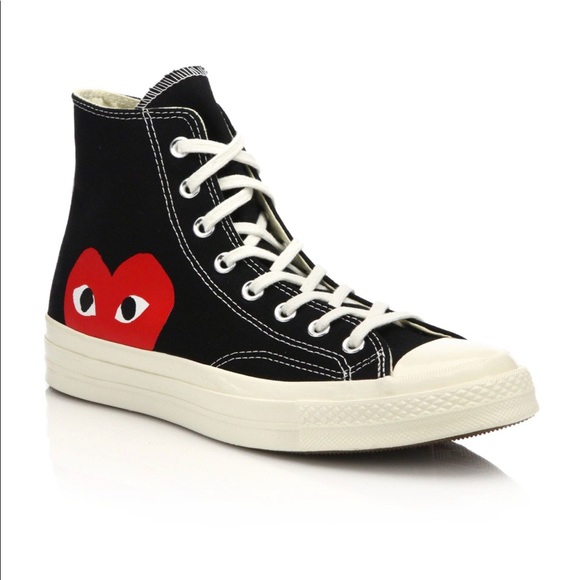 Comme des Garcons Shoes - Comme des Garçons CdG PLAY x Converse Unisex Chuck Taylor Peek-A-Boo NWOT